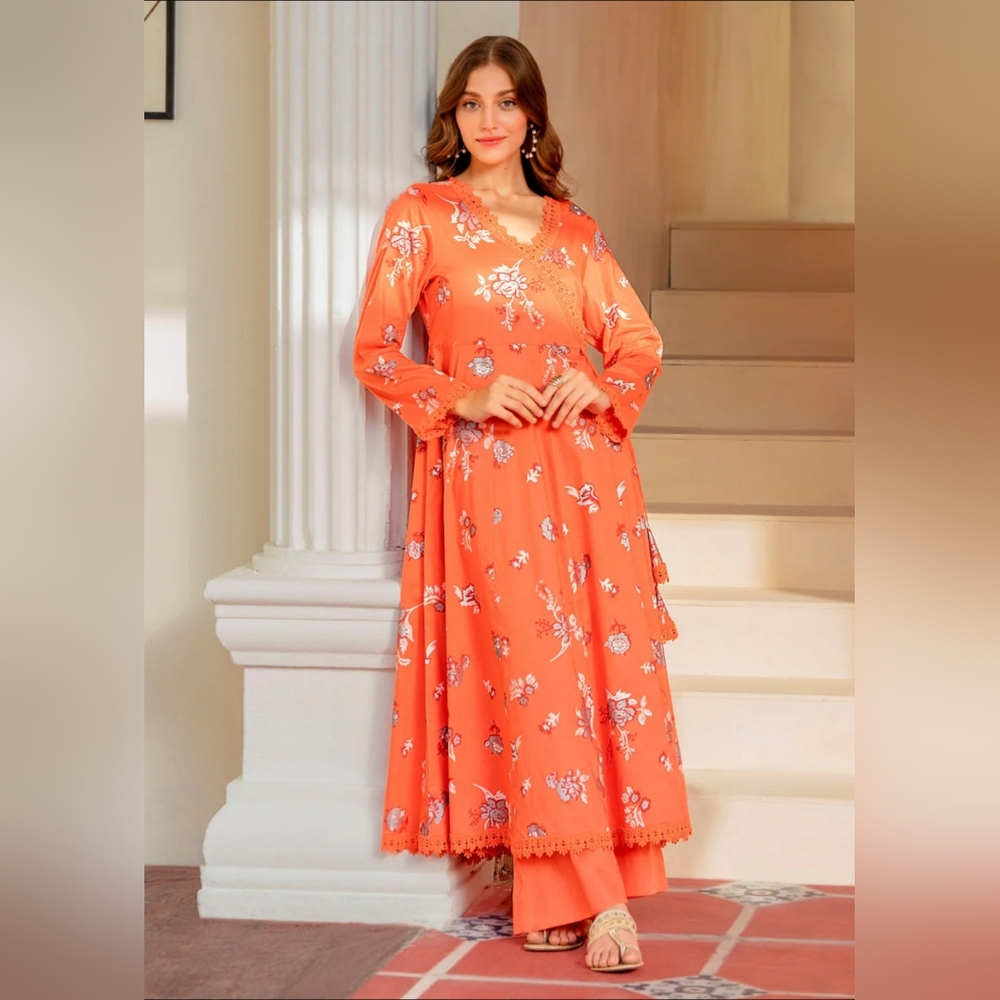 Pakistani 2pc Angrakha suit